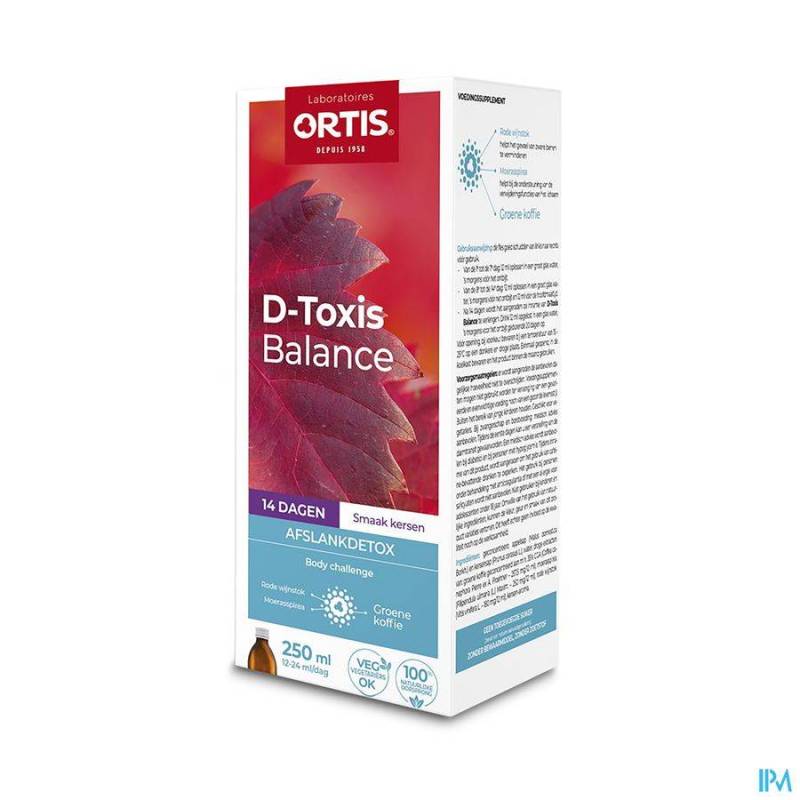 D TOXIS BALANCE CERISE FL 250ML