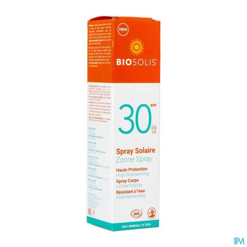 BIOSOLIS SPRAY SOLAIRE IP30 100ML NF