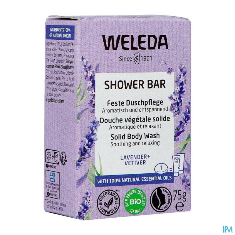 WELEDA SHOWER BAR RELAXING LAVENDER 75G