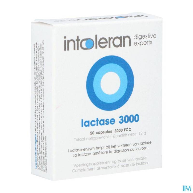 INTOLERAN LACTASE 3000 FCC CAPS 50