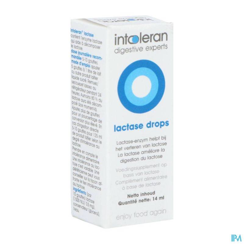 INTOLERAN LACTASE DROPS 14 ML