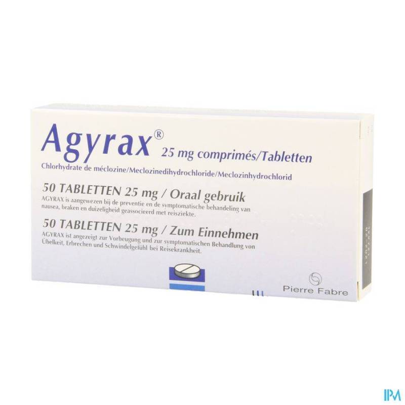 AGYRAX 25MG COMP 50