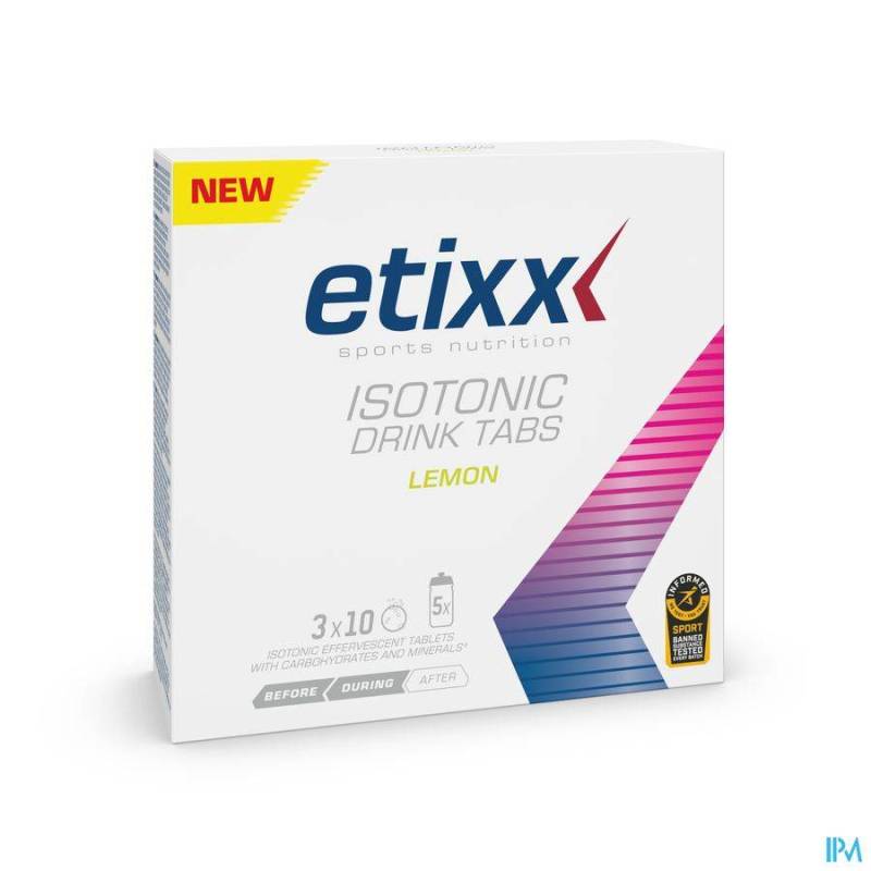 ETIXX ISOTONIC LEMON BRUISTABL. 3X10