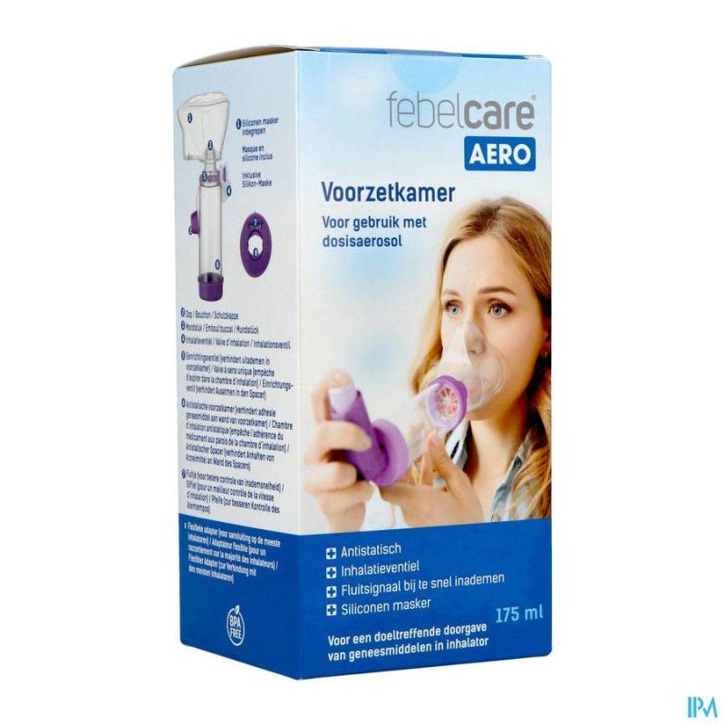 FEBELCARE AERO CHAMBRE INHALATION ADT 1