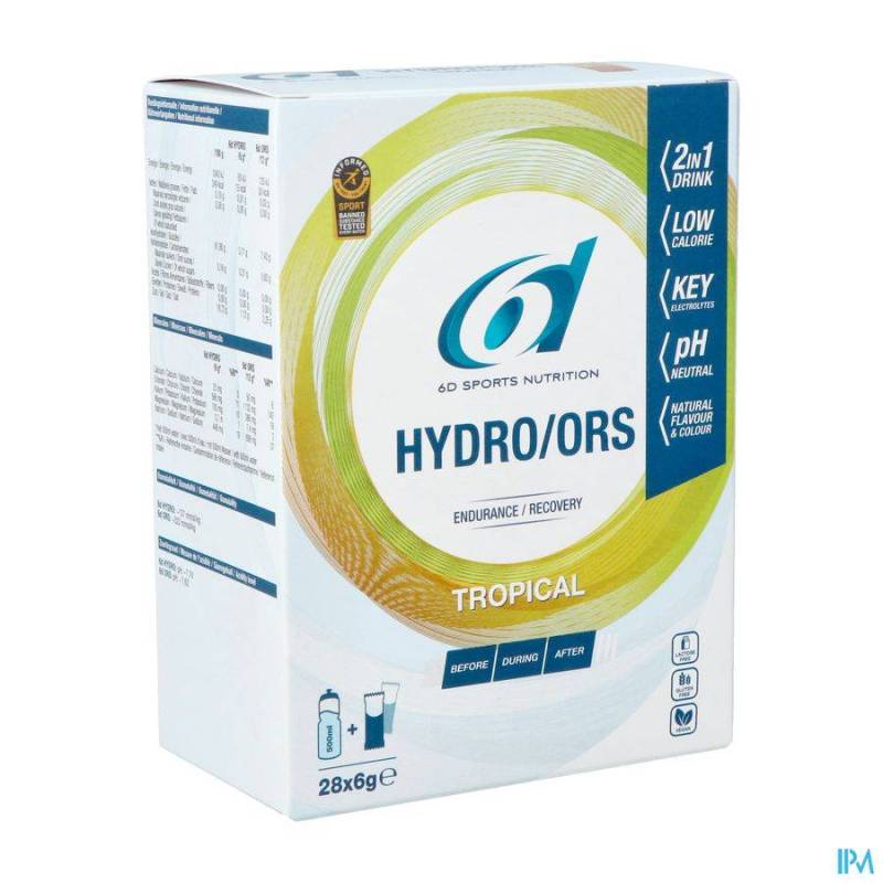 6D HYDRO ORS TROPICAL ZAKJE 28X6G