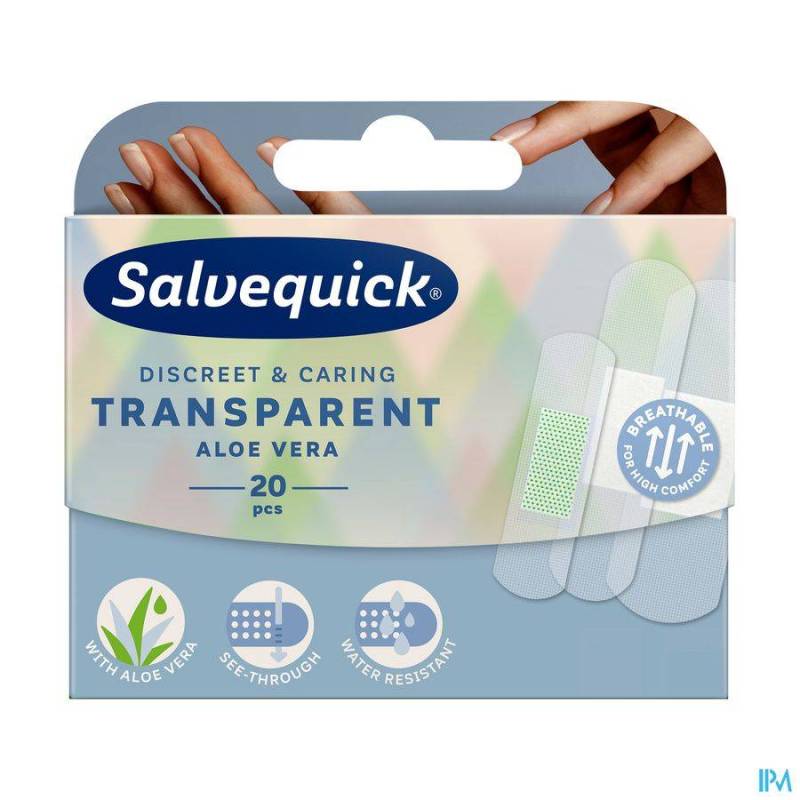 SALVEQUICK TRANSPARENT PANSEMENT ALOE VERA 20