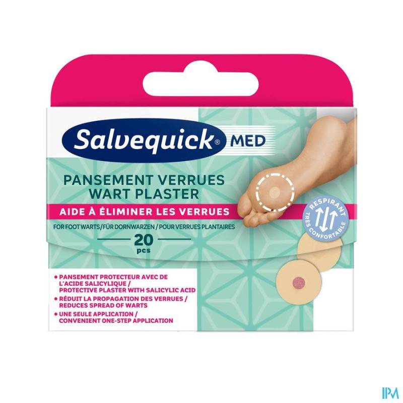 SALVEQUICKMED VERRUES PANSEMENTS 20