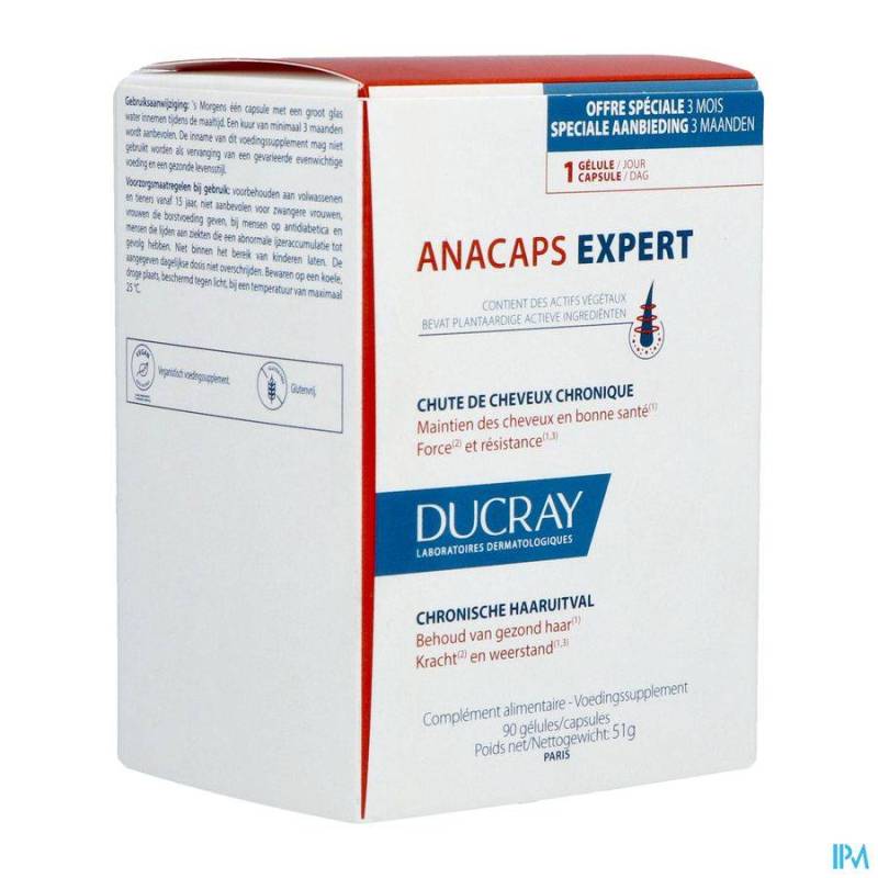 DUCRAY ANACAPS EXPERT A/CHUTE PROGRESSIVE CAPS 90