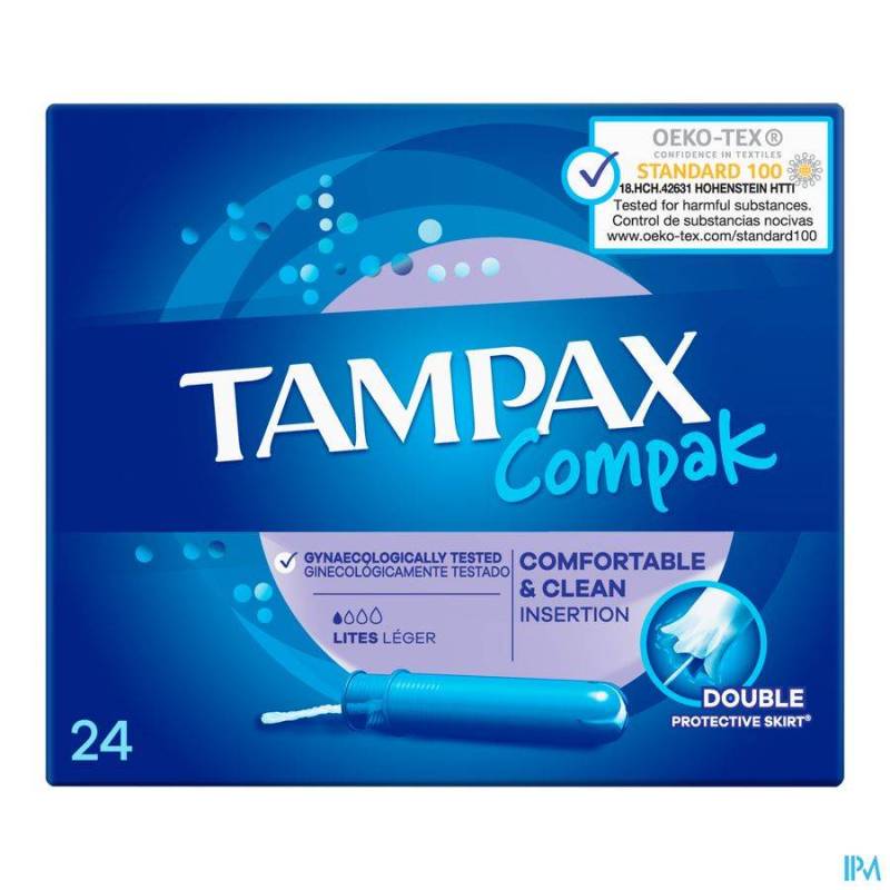 TAMPAX COMPAK LITE 24 PC NF