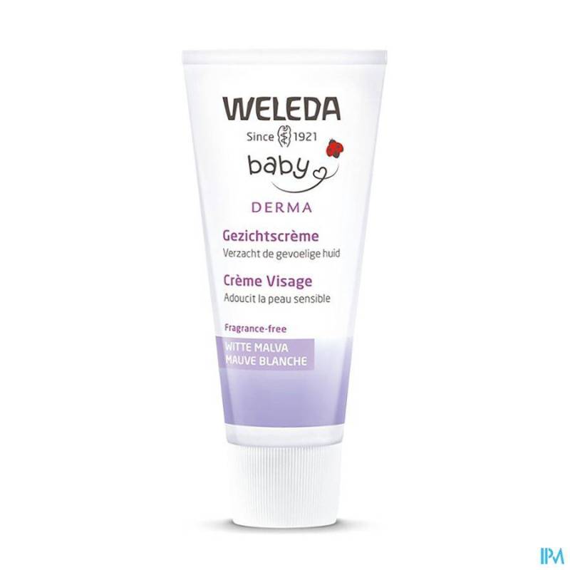 WELEDA SENSITIVE CR VISAGE MAUVE BLANCHE 50ML NF