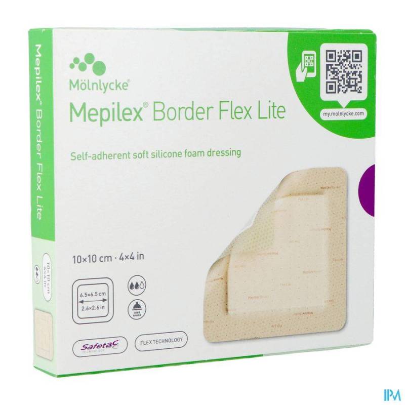 MEPILEX BORDER FLEX LITE 10CMX10CM 5 581300