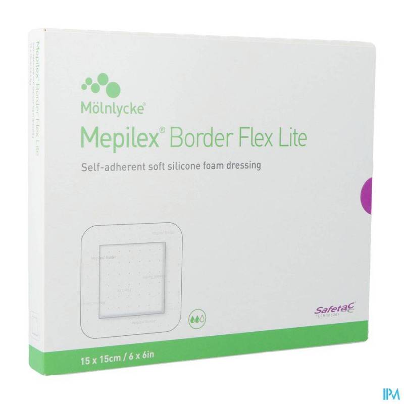 MEPILEX BORDER FLEX LITE 15CMX15CM 5 581500