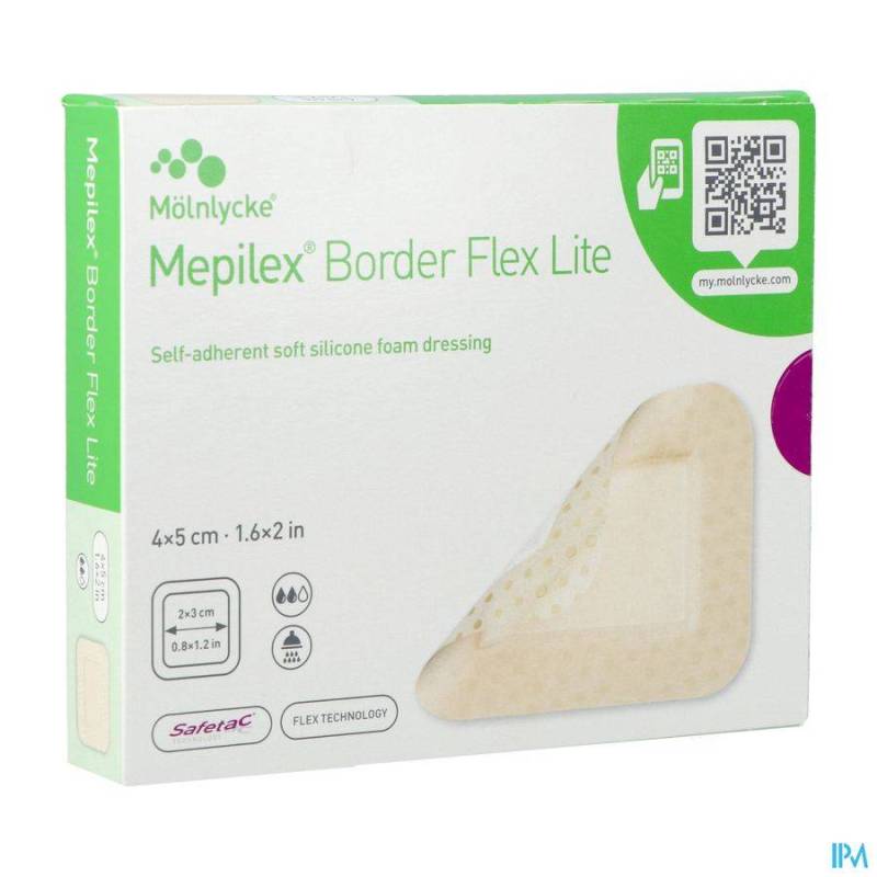 MEPILEX BORDER FLEX LITE 4CMX5CM 10 581050