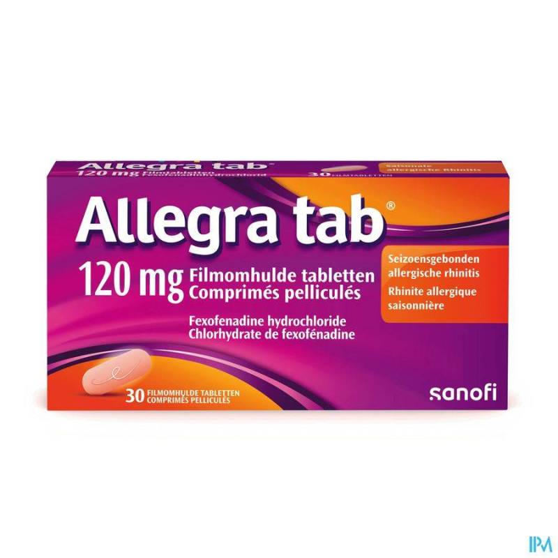 ALLEGRA TAB 120MG COMP PELL 30X120MG