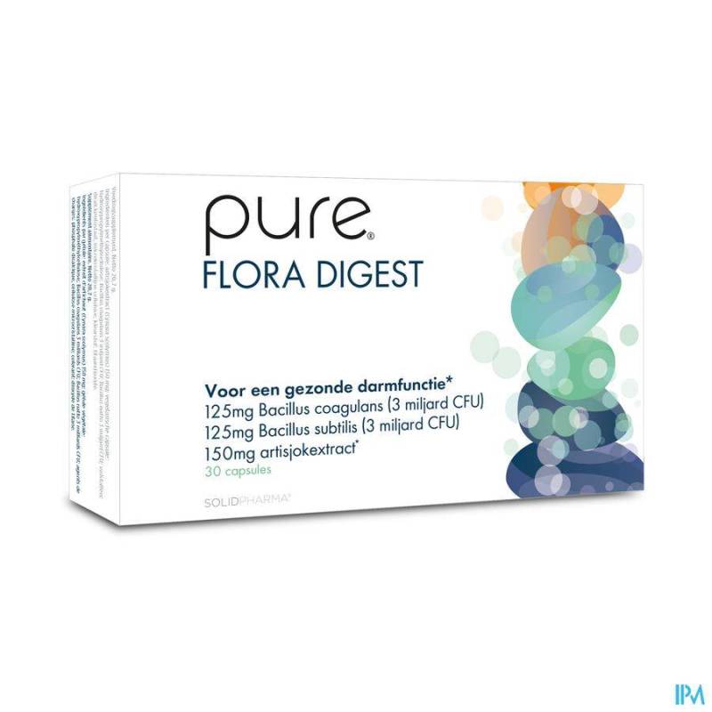 PURE FLORA DIGEST CAPS 30