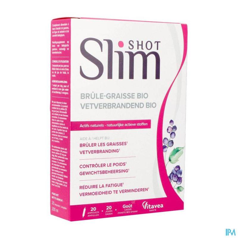 VITAVEA SLIMSHOT VETVERBRANDER BIO AMP 20