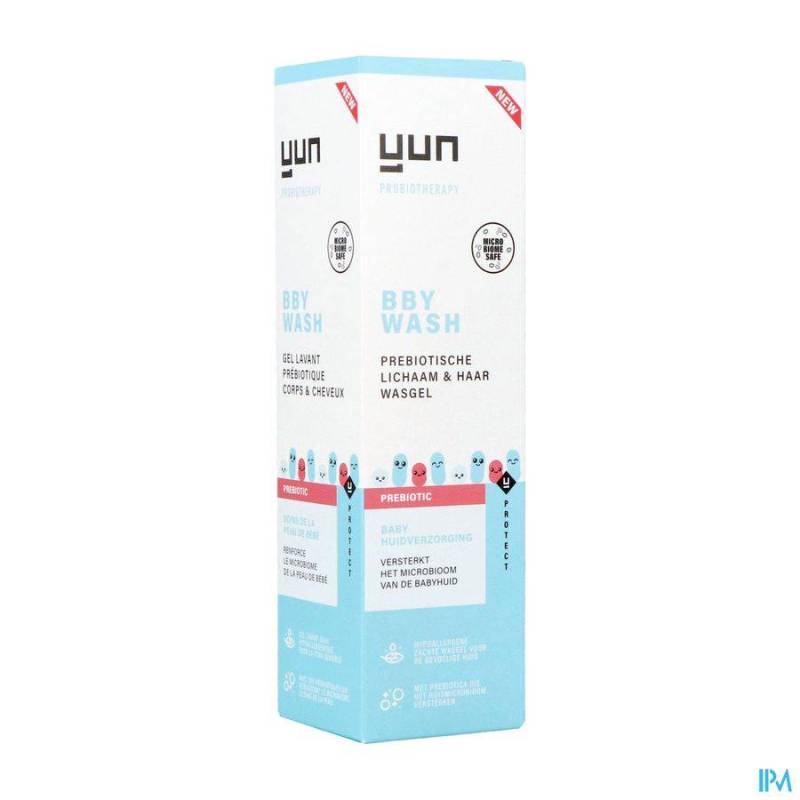 YUN BBY PREBIOTIC LICHAAM&HAAR WASGEL 200ML