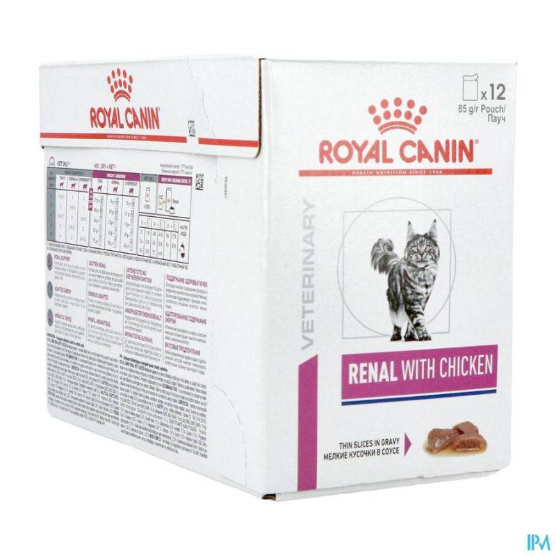 ROYAL CANIN CAT CHICKEN GRAVY POUCH WET 12X85G