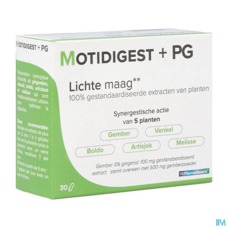 MOTIDIGEST PG PHARMAGENERIX CAPS 30