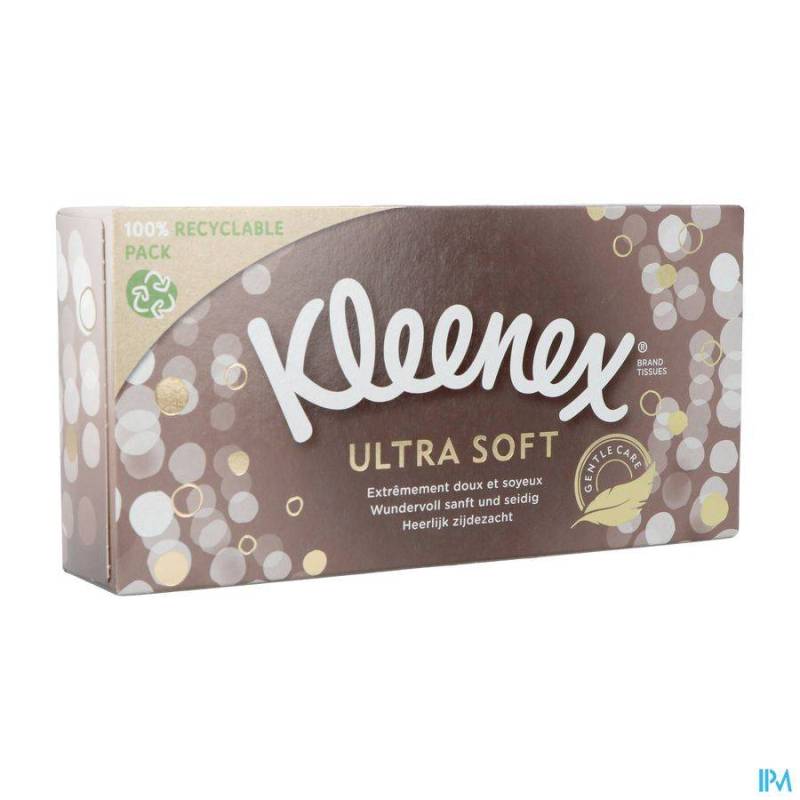 MOUCHOIR KLEENEX ULTRA SOFT 64 PC 1 BOIT