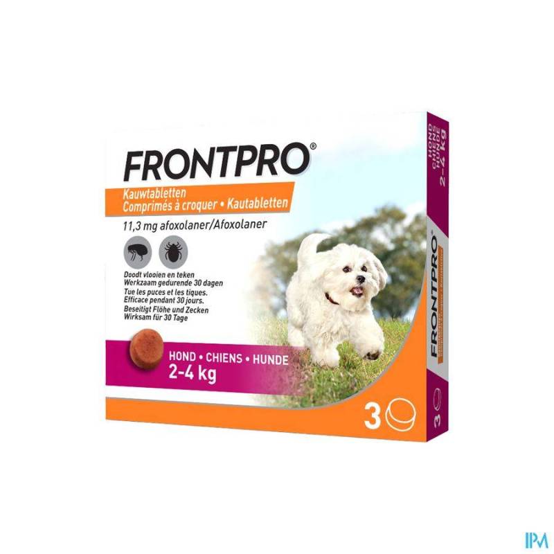 FRONTPRO 11MG 2-4KG CHIEN COMP CROQ 3