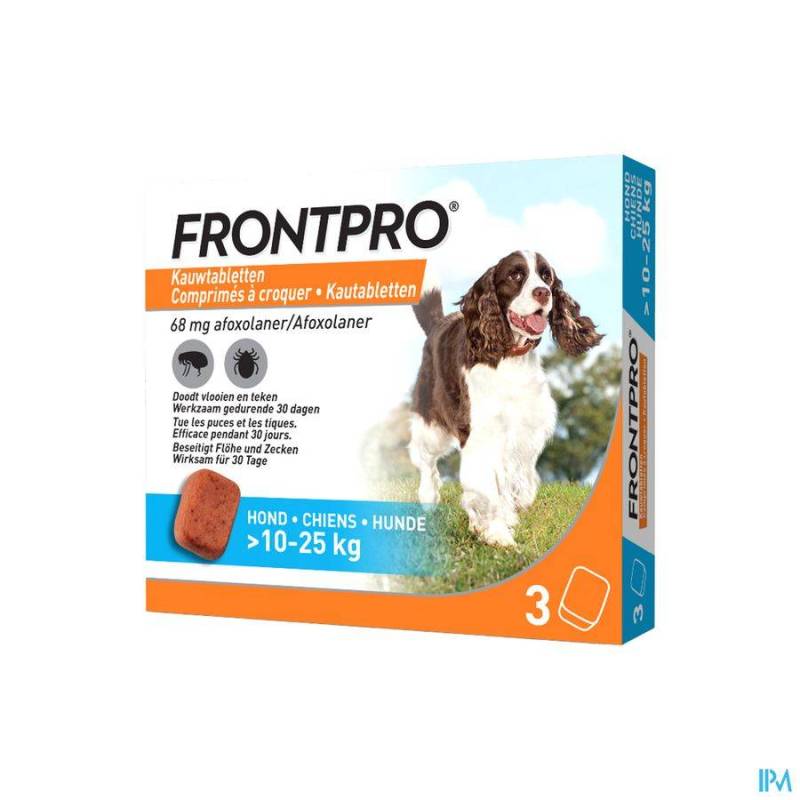 FRONTPRO 68MG 10-25KG CHIEN COMP CROQ 3