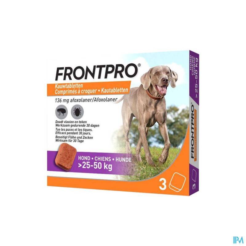 FRONTPRO 136MG 25-50KG CHIEN COMP CROQ 3