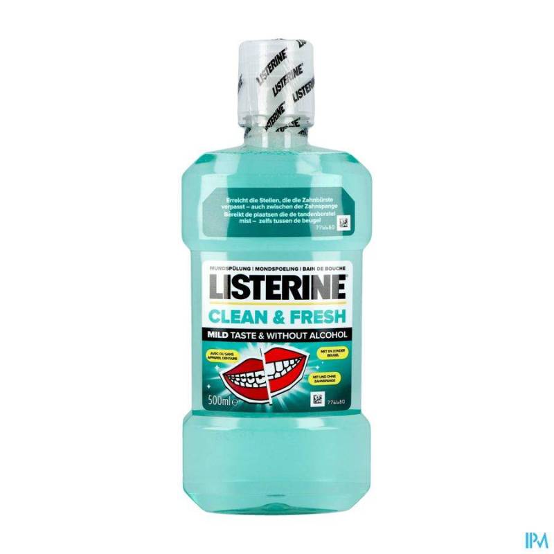 LISTERINE CLEAN & FRESH 500ML NF