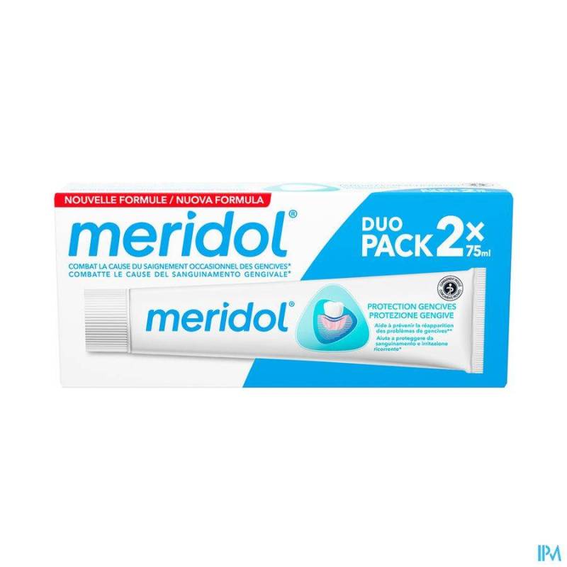 MERIDOL DENTIFRICE PROTECTION GENCIVES 2X75ML NF