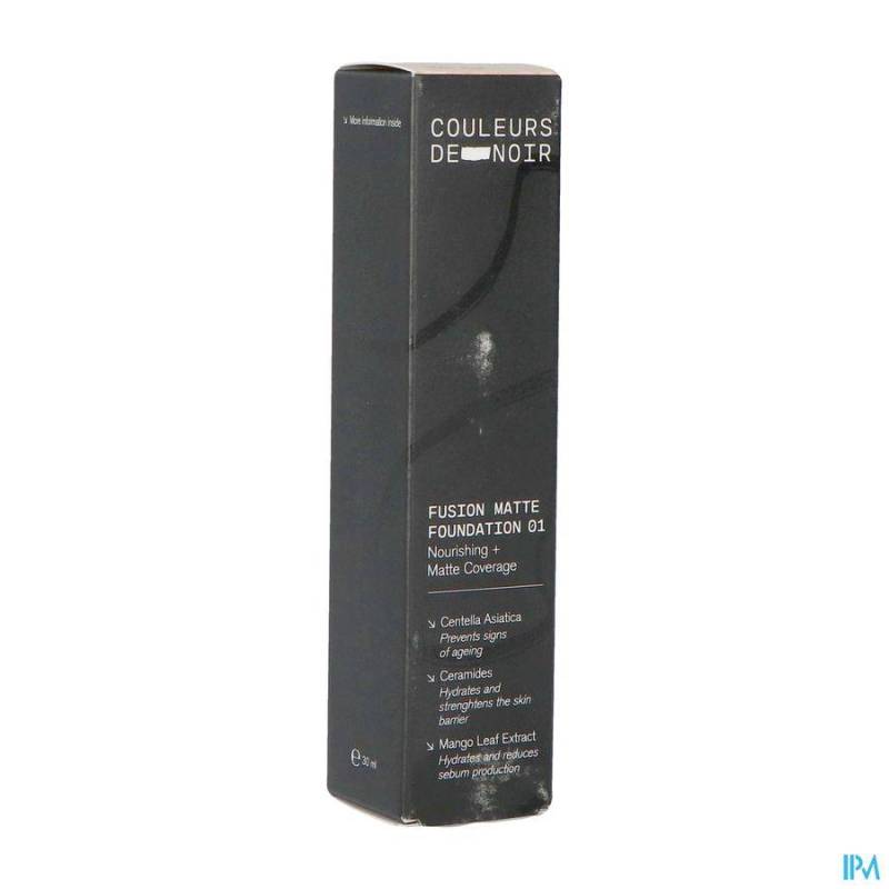 LES COULEURS DE NOIR FUSION MATTE FDT IP30 01 28ML