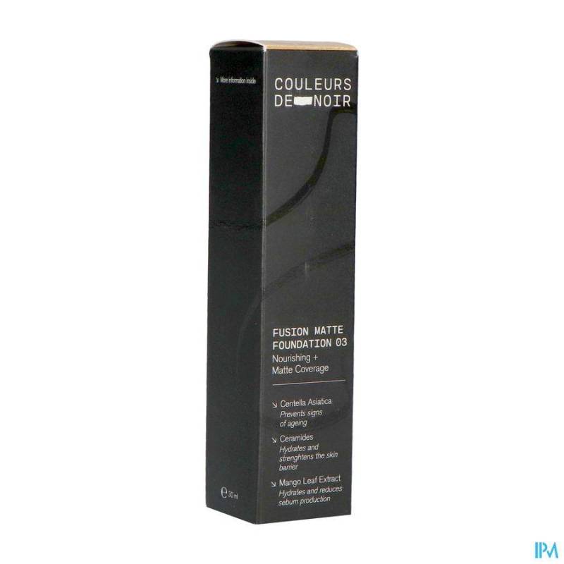 LES COULEURS DE NOIR FUSION MATTE FDT IP30 03 28ML