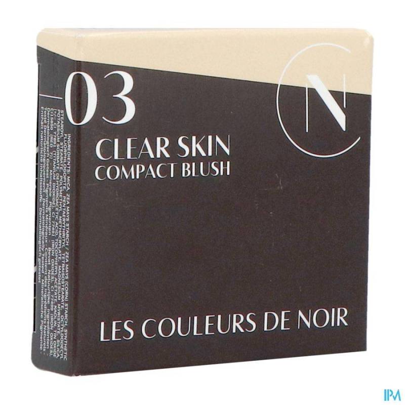 LES COULEURS DE NOIR CLEAR SKIN COMP.BL.03 FR.ROSE