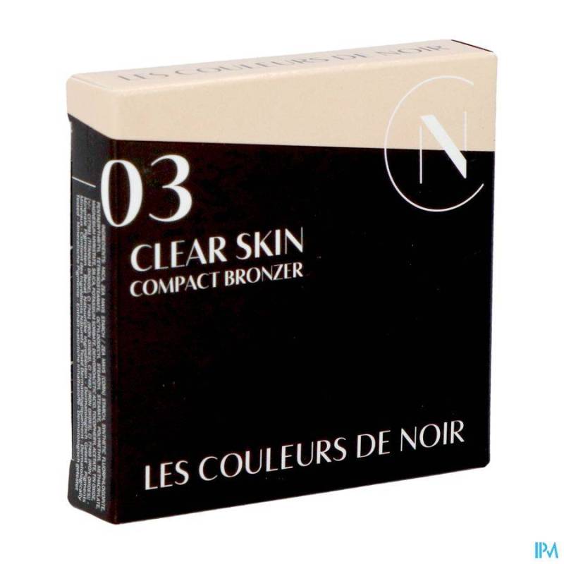 LES COULEURS DE NOIR CLEAR SKIN COMP.BRONZER03 BR.