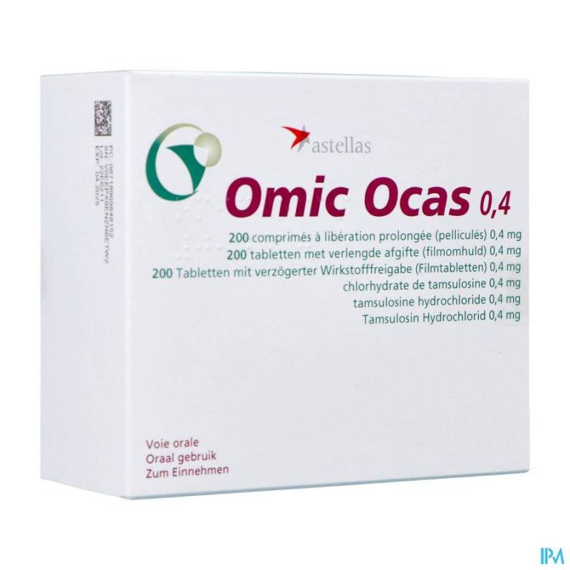 OMIC OCAS ORIFARM 200 COMP 0,4 MG