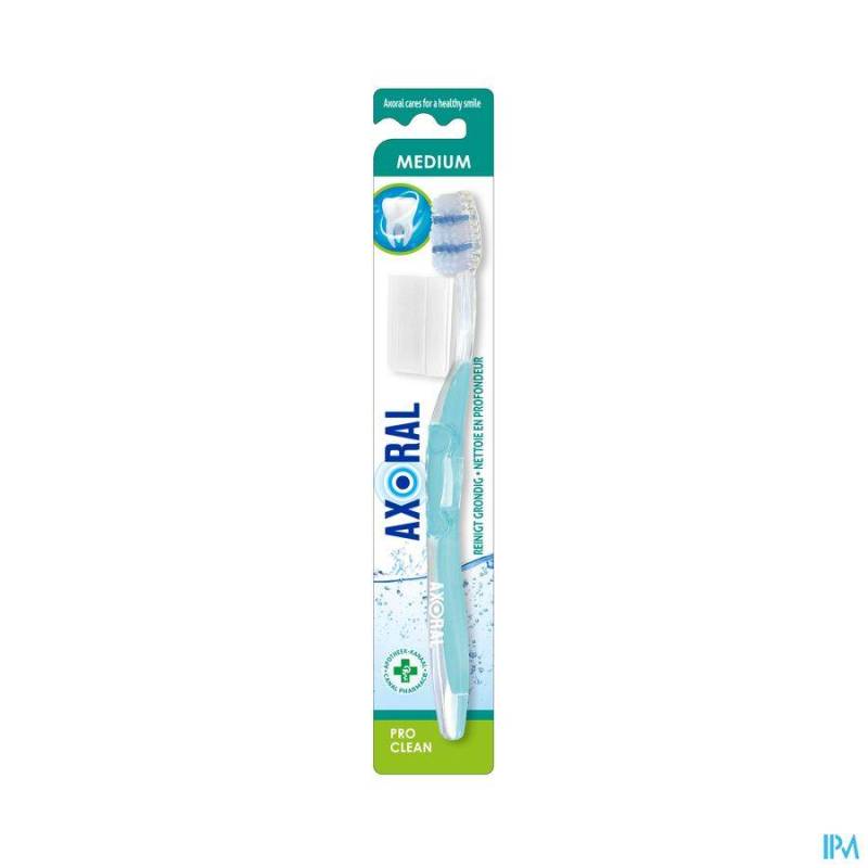 AXORAL PRO-CLEAN BROSSE DENTS MEDIUM 1 P