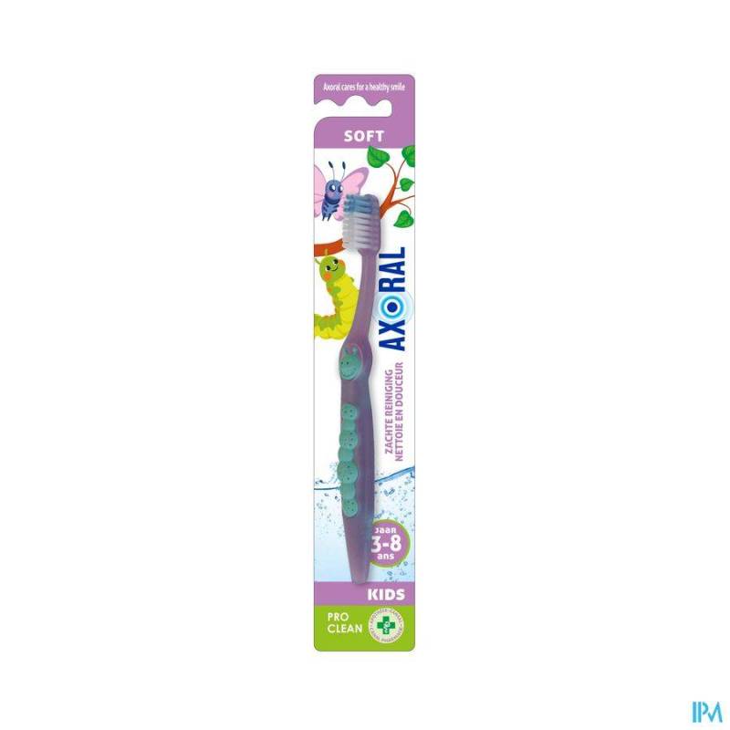 AXORAL BROSSE DENTS KIDS 3-8 ANS 1 PC