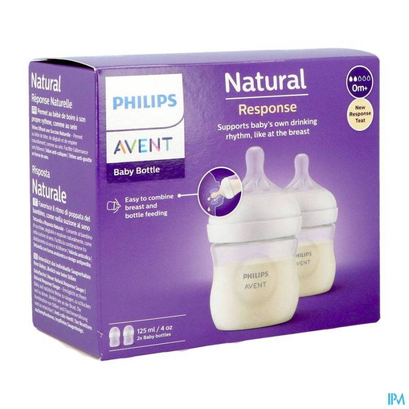 PHIIPS AVENT NATURAL 3.0 ZUIGFLES DUO 2X125ML