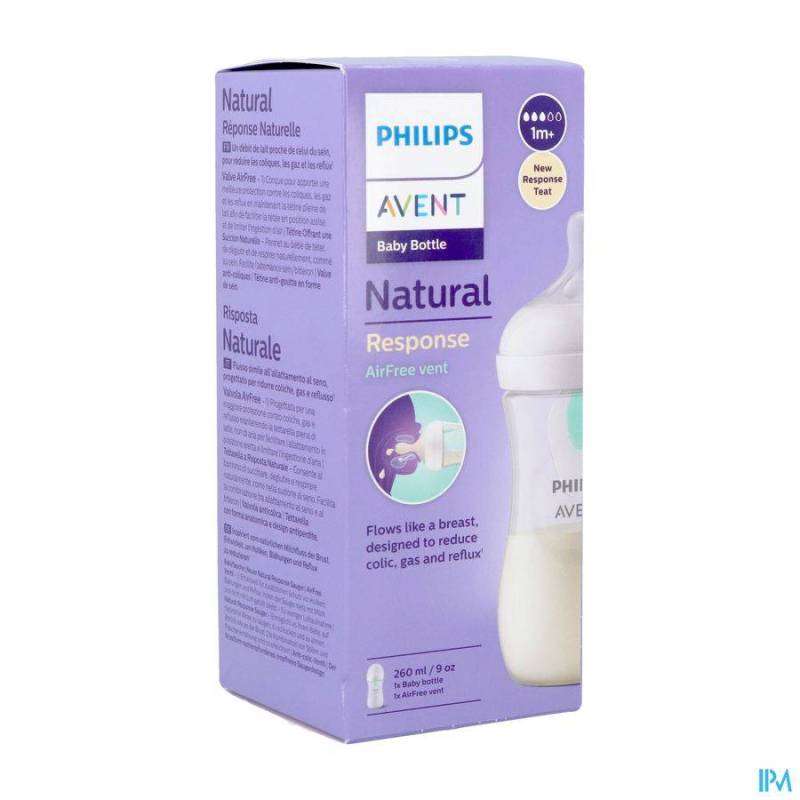 PHIIPS AVENT NATURAL AIRFREE ZUIGFLES 260ML