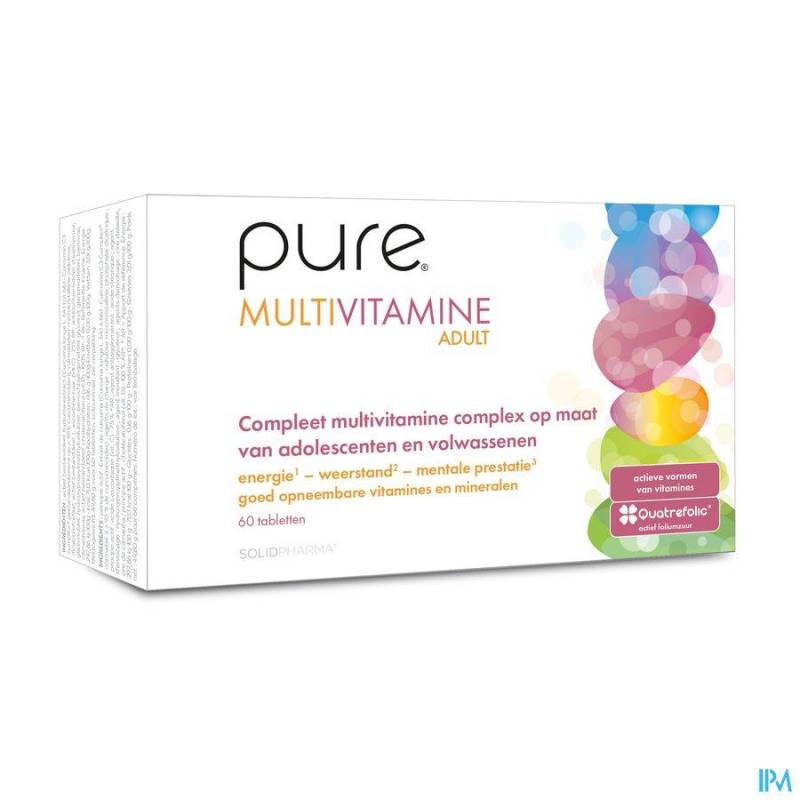 PURE MULTIVITAMINE ADULT COMP 60