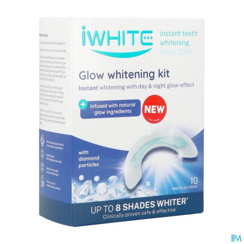 IWHITE GLOW WHITENING KIT EMBOUTS BUCCAUX 10