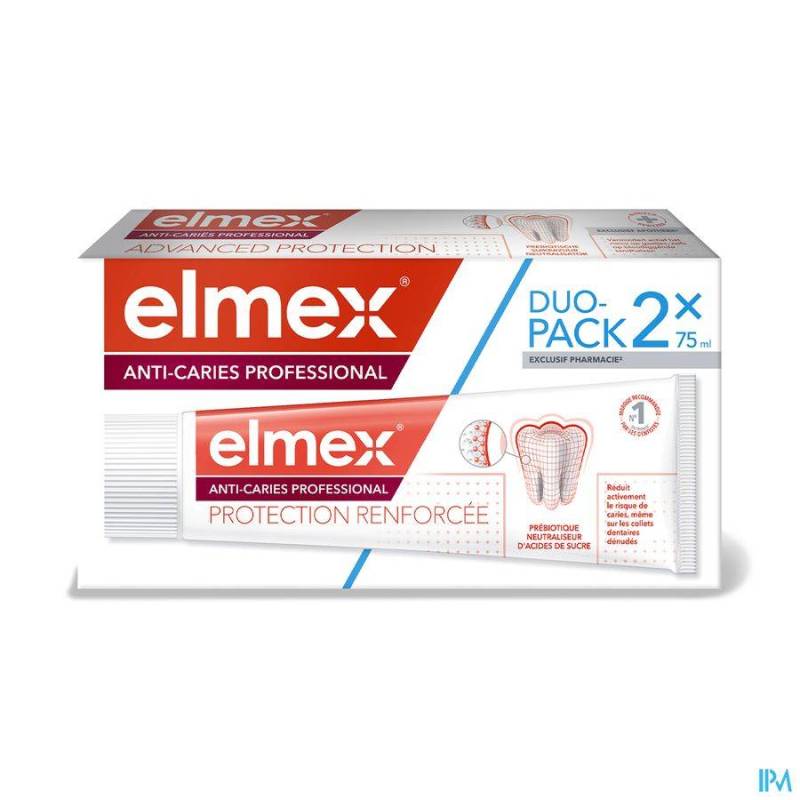 ELMEX TANDPASTA A/CARIES PROFESSIONAL 2X75ML NF