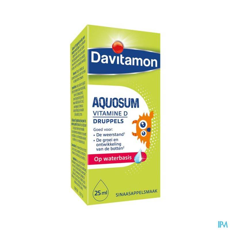 DAVITAMON VITAMIN D AQUOSUM DRUPPELS 25ML