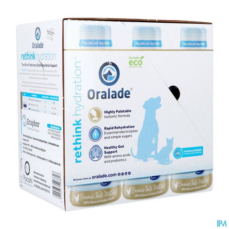 ORALADE GI VETER FLACON 6X500 ML