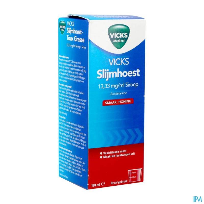 VICKS SIROOP SLIJMHOEST           180ML