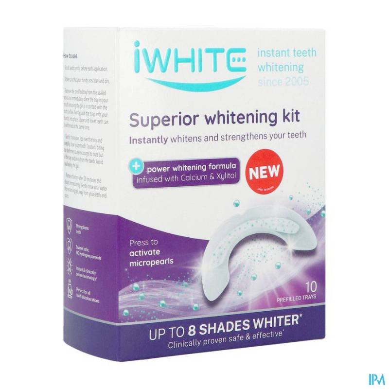 IWHITE SUPERIOR WHITENING KIT EMBOUTS BUCCAUX 10