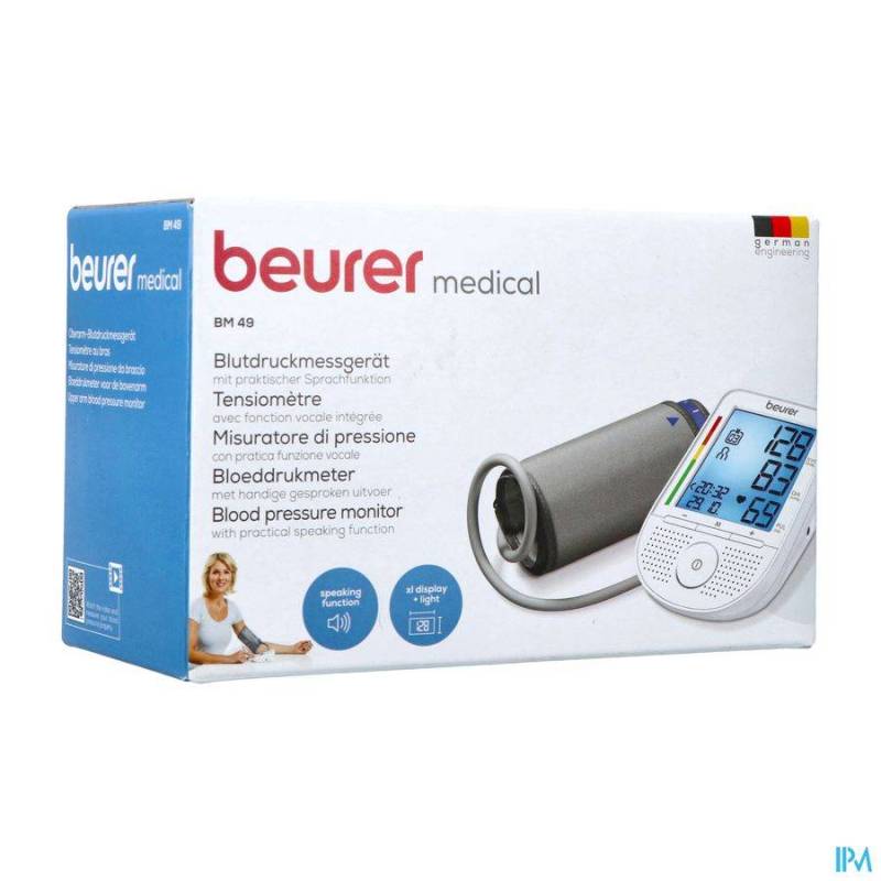 BEURER TENSIOMETRE AUTOMATIQUE PARLANT WHO BM49