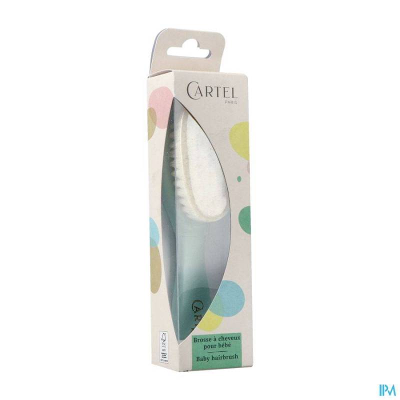 CARTEL BROSSE CHEVEUX BEBE VERTE ASIE