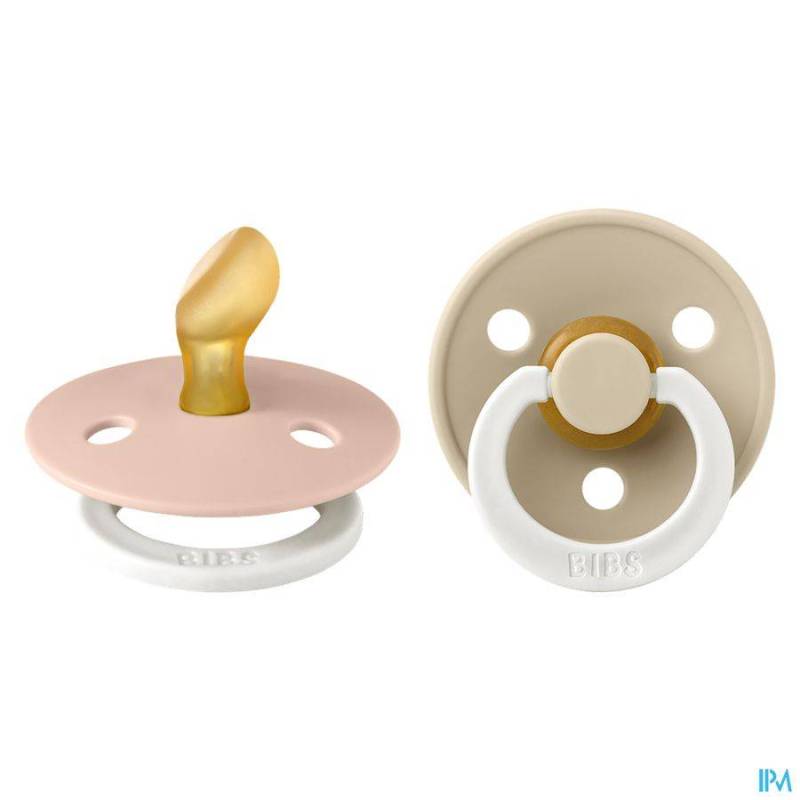BIBS 1 TETINE ANATOMIC GLOW DUO VANI/BLUSH