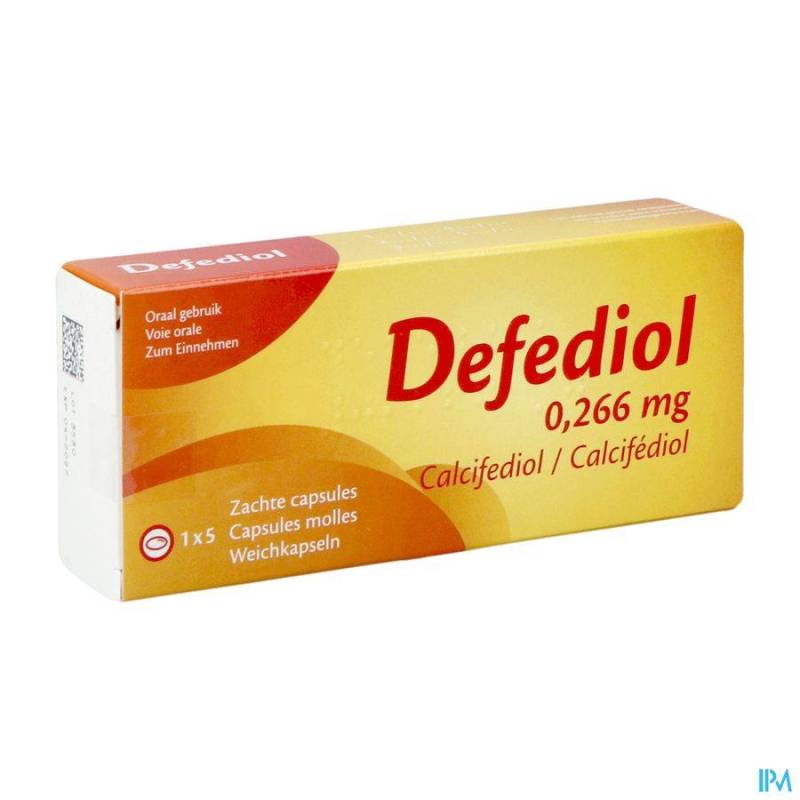 DEFEDIOL 0,266MG ZACHTE CAPS 5