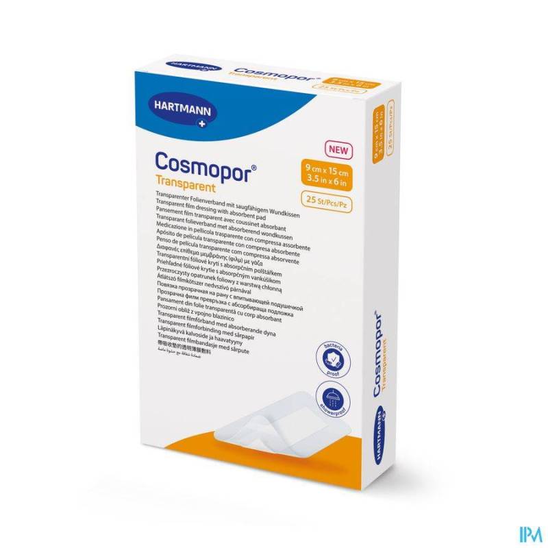 COSMOPOR TRANSPARENT 9X15CM 25